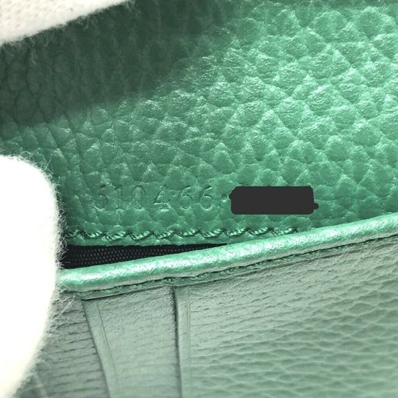 GUCCI Interlocking G Folded wallet Leather Black/SilverHardware - Picture 10 of 13